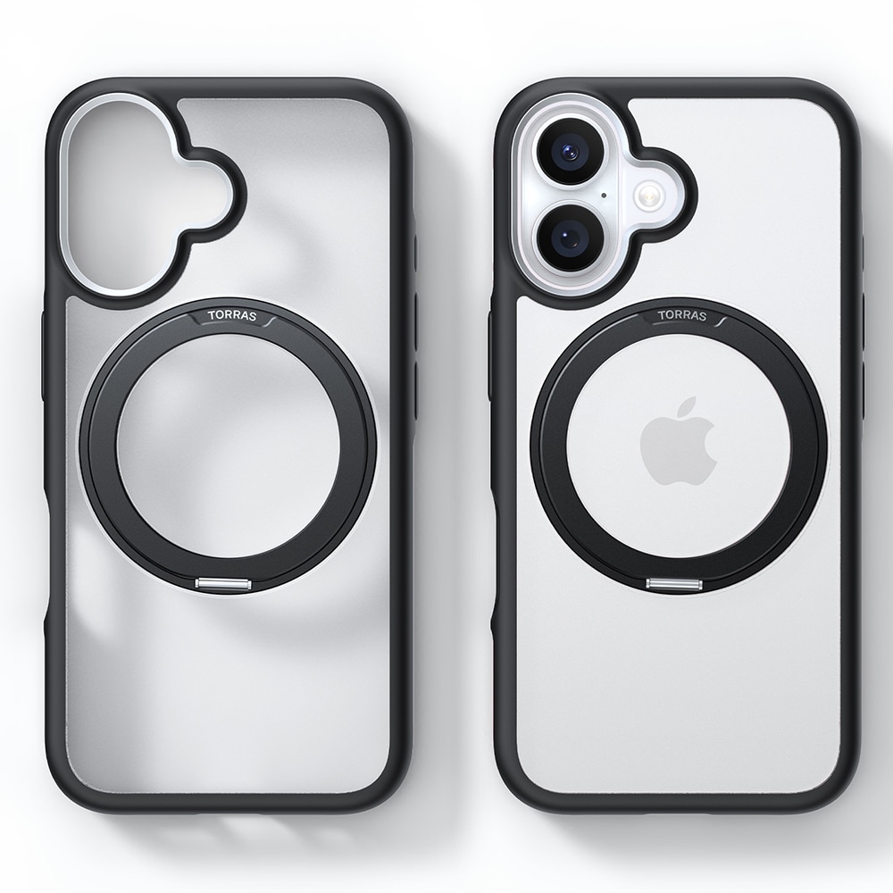 Torras Ostand R Fusion - θήκη για Apple iPhone 16 - Μαύρο - Image 2