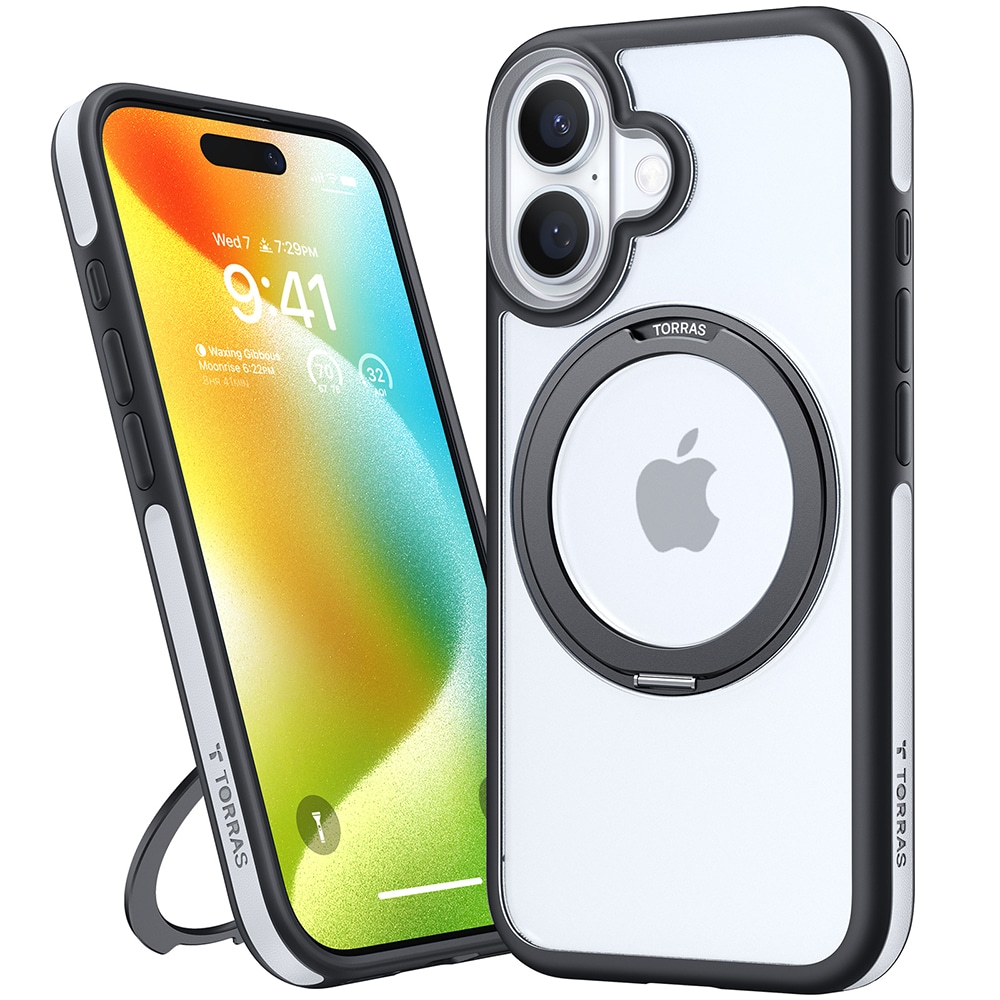 Torras Ostand R Fusion - θήκη για Apple iPhone 16 - Μαύρο - Image 3