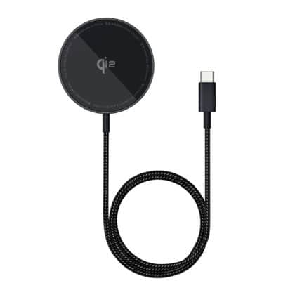 Baseus - Μαγνητικός Ασύρματος Φορτιστής Simple Mini4 Air (P10278200111-00) - με Βάση, Γρήγορη Φόρτιση, USB-C, 15W - Cluster Μαύρο