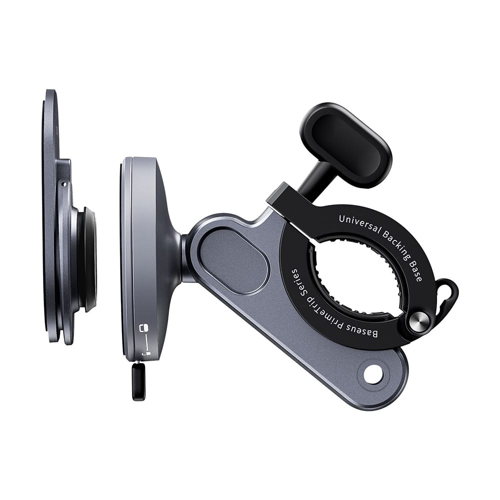 Baseus - Βάση Ποδηλάτου PrimeTrip Series (C40569001121-00) - 2σε1, Στήριγμα Ποδηλάτου, Δακτυλίδι Στήριξης, Πατενταρισμένο Snap-On - Κοσμικό Μαύρο - Image 2