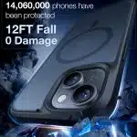Torras Guardian Magnetic Series - Apple iPhone 15 - Μαύρο - Image 6