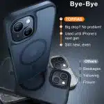 Torras Guardian Magnetic Series - Apple iPhone 15 - Μαύρο - Image 3