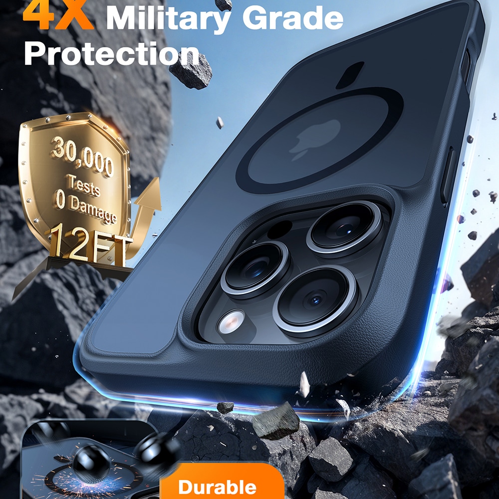 Torras Guardian Magnetic Series - θήκη για Apple iPhone 16 Pro - Μαύρο - Image 3