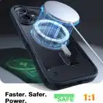 Torras Guardian Magnetic Series - Apple iPhone 16 Plus - Μαύρο - Image 2