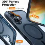Torras Guardian Magnetic Series - Apple iPhone 16 Plus - Μαύρο - Image 3