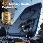 Torras Guardian Magnetic Series - Apple iPhone 16 Plus - Μαύρο - Image 4