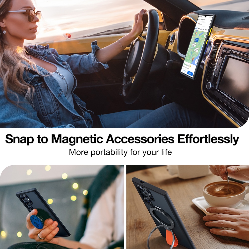 Torras Guardian Magnetic Series - θήκη για Samsung Galaxy S24 Ultra - Μαύρο - Image 6