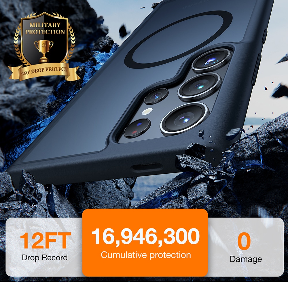 Torras Guardian Magnetic Series - θήκη για Samsung Galaxy S24 Ultra - Μαύρο - Image 3