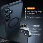 Torras Guardian Magnetic Series - Samsung Galaxy S24+ - Μαύρο - Image 2