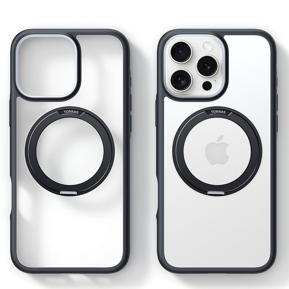 Torras Ostand R Fusion - θήκη για Apple iPhone 16 Pro - Μαύρο - Image 5