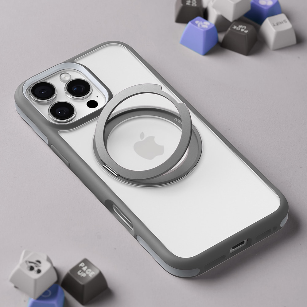 Torras Ostand R Fusion - θήκη για Apple iPhone 16 Pro - Μαύρο - Image 7