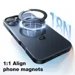 Torras Ostand Spin Series - Apple iPhone 16 Pro - Μαύρο - Image 3
