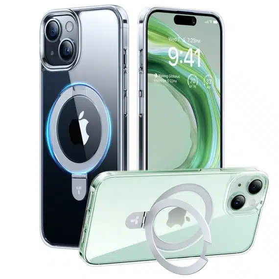 Torras Ostand Series - Apple iPhone 15 - Διάφανο