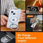 Torras Ostand Series - Apple iPhone 15 - Διάφανο - Image 5
