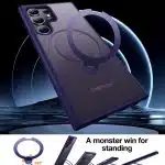 Torras Ostand Spin Series - Samsung Galaxy S24 Ultra - Μωβ - Image 2