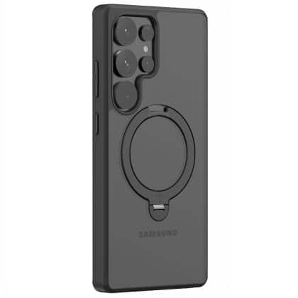 Torras Ostand Spin Series - θήκη για Samsung Galaxy S25 Ultra - Μαύρο
