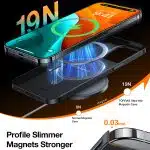 Torras OriginFit-Mag Series - θήκη για Apple iPhone 15 Pro Max - Μαύρο - Image 5