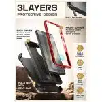 Supcase Unicorn Beetle Pro - Samsung Galaxy S25 Ultra - Κόκκινο - Image 6