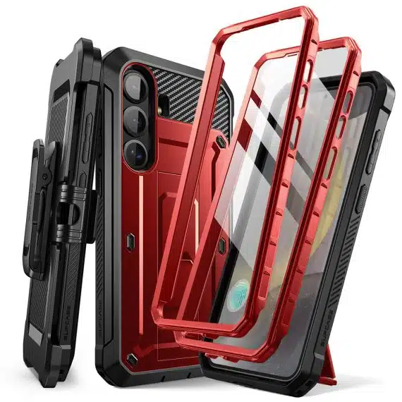 Supcase Unicorn Beetle Pro - Samsung Galaxy S25 - Κόκκινο