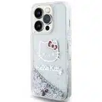 Hello Kitty - Liquid Glitter Charms Kitty Head - Apple iPhone 14 Pro Max - Ασημί - Image 6