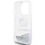 Hello Kitty - Liquid Glitter Charms Kitty Head - Apple iPhone 14 Pro Max - Ασημί - Image 4