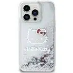 Hello Kitty - Liquid Glitter Charms Kitty Head - Apple iPhone 14 Pro Max - Ασημί - Image 3