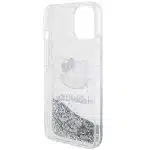 Hello Kitty - Liquid Glitter Charms Kitty Head - Apple iPhone 15 - Ασημί - Image 3