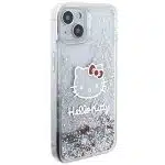 Hello Kitty - Liquid Glitter Charms Kitty Head - Apple iPhone 15 - Ασημί - Image 6
