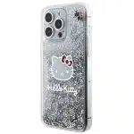 Hello Kitty - Liquid Glitter Charms Kitty Head - Apple iPhone 15 Pro Max - Ασημί - Image 5