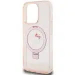Hello Kitty - Ring Stand Glitter Electrop Logo MagSafe - Apple iPhone 15 Pro - Ροζ - Image 2