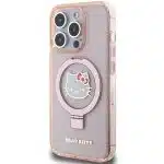 Hello Kitty - Ring Stand Glitter Electrop Logo MagSafe - Apple iPhone 15 Pro - Ροζ - Image 6