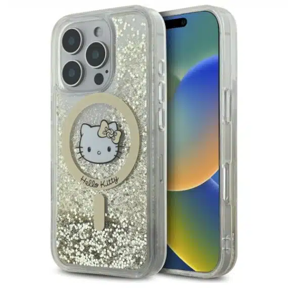 Hello Kitty - Liquid Glitter Fever MagSafe - Apple iPhone 16 Pro Max - Λευκό