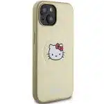 Hello Kitty - Leather Kitty Head MagSafe - Apple iPhone 14 - Χρυσό - Image 4