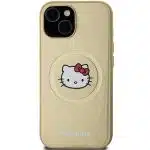 Hello Kitty - Leather Kitty Head MagSafe - Apple iPhone 14 - Χρυσό - Image 2