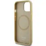 Hello Kitty - Leather Kitty Head MagSafe - Apple iPhone 14 - Χρυσό - Image 5