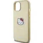 Hello Kitty - Leather Kitty Head MagSafe - Apple iPhone 15 - Χρυσό - Image 2
