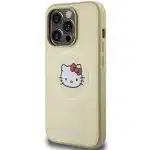 Hello Kitty - Leather Kitty Head MagSafe - Apple iPhone 15 Pro Max - Χρυσό - Image 2
