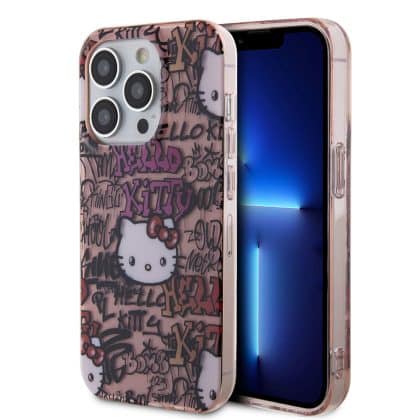 Hello Kitty IML Tags Graffiti - θήκη για Apple iPhone 13 Pro Max - Ροζ