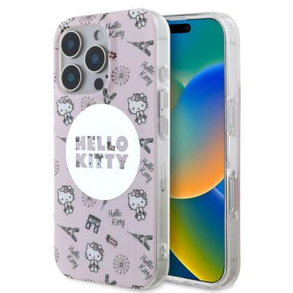 Hello Kitty - IML All Over Paris MagSafe - Apple iPhone 16 Pro - Ροζ