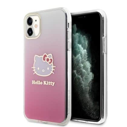 Hello Kitty - IML Gradient Electrop Kitty Head - Apple iPhone 11 - Ροζ