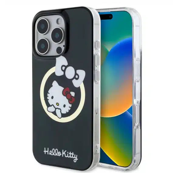 Hello Kitty - IML Fun Bow MagSafe - Apple iPhone 16 Pro Max - Μαύρο
