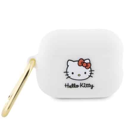 Hello Kitty - Σιλικόνη 3D Κεφαλή Kitty (HKAP23DKHSH) - για Apple AirPods Pro 2 - Λευκό