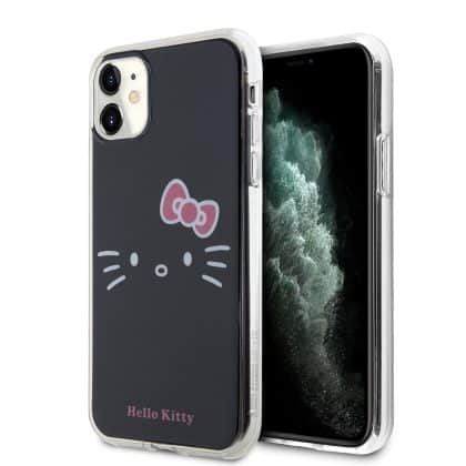 Hello Kitty - IML Kitty Face - Apple iPhone 11 - Μαύρο