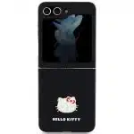 Hello Kitty - IML Metal Logo Kitty Head - Samsung Galaxy Z Flip5 - Μαύρο - Image 2