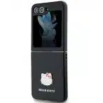 Hello Kitty - IML Metal Logo Kitty Head - Samsung Galaxy Z Flip5 - Μαύρο - Image 6
