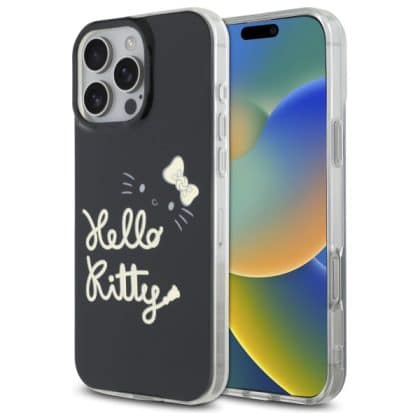 Hello Kitty - IML Golden Diva MagSafe - Apple iPhone 16 Pro Max - Μαύρο