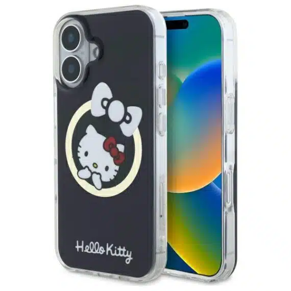 Hello Kitty - IML Fun Bow MagSafe - Apple iPhone 16 - Μαύρο