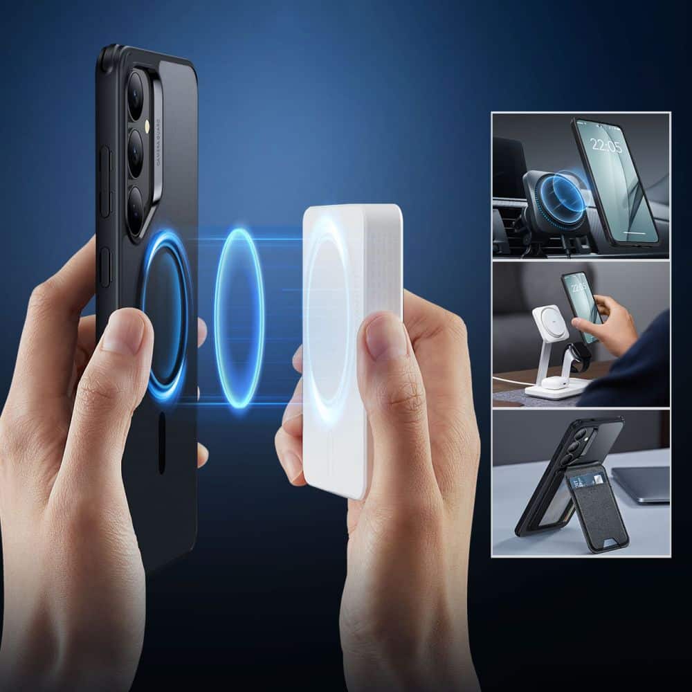 ESR Classic Hybrid HaloLock - θήκη για Samsung Galaxy S25+ - Μαύρο - Image 5