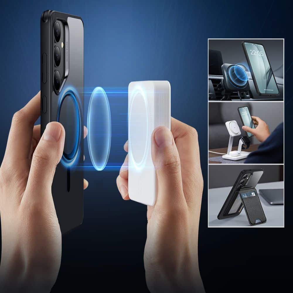 ESR Classic Hybrid HaloLock - θήκη για Samsung Galaxy S25+ - Διάφανο - Image 4