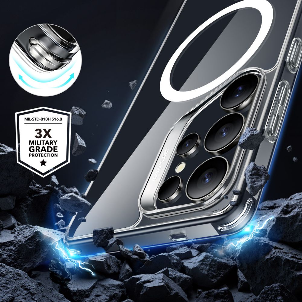 ESR Classic Hybrid HaloLock - θήκη για Samsung Galaxy S25 Ultra - Διάφανο - Image 4